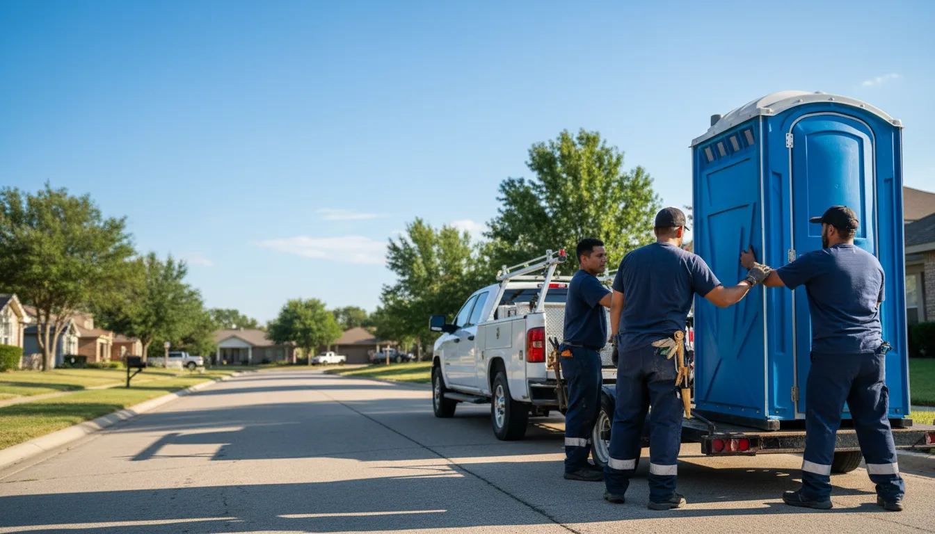 Portable Toilet Rental in Leesburg, TX near me